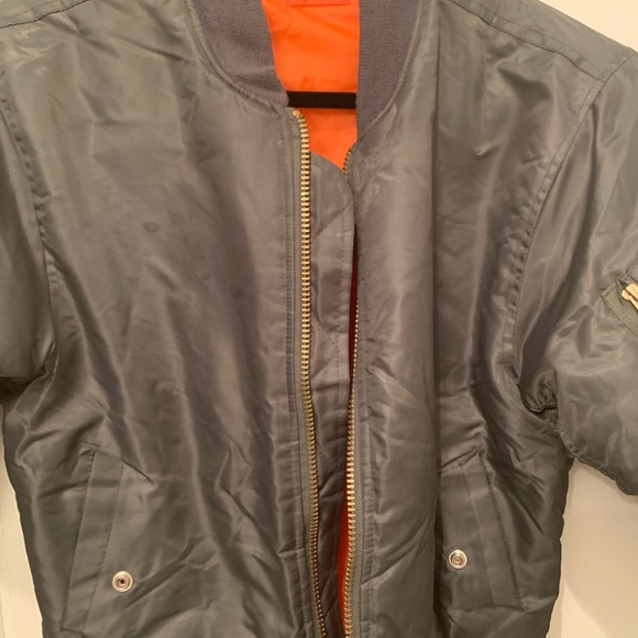Alpha industries flight bomber jacket green - Picture 2 of 3